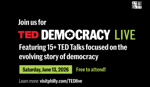 TED Democracy Live Featuring 15+ TED Talks focused on the evolving story of democracy