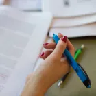 Studying With a Book and Pen