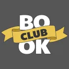 Book club with a banner
