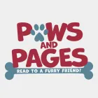 Paws and Pages: Read to a furry friend! logo