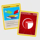 Trading cards with Mid-Columbia Libraries logo.