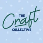 Craft collective wording with snowflakes in background
