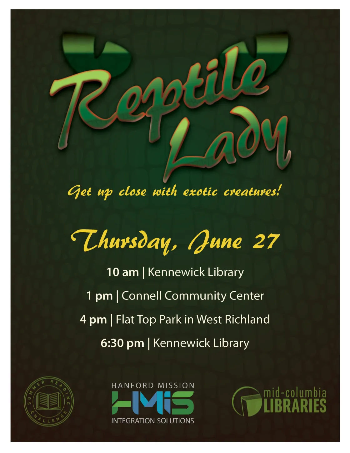 Reptile Lady Flyer with details