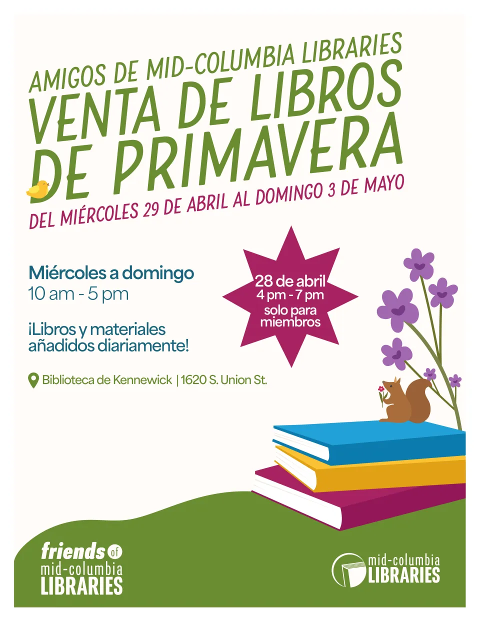 Poster en español de este evento.