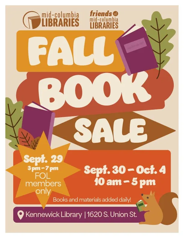 FOL booksale poster 2026