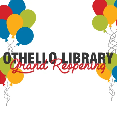 Othello Grand Reopening with balloons