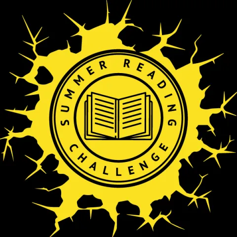 Summer Reading Logo with 2026 graphics depicting a shattered floor