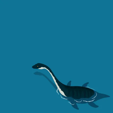 Brachiosaurus swimming