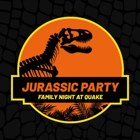 Jurassic Party: Family Night at Quake
